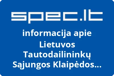 Lietuvos Tautodailininkų Sąjungos Klaipėdos skyriaus prekybos firma Kurėnas | spec.lt