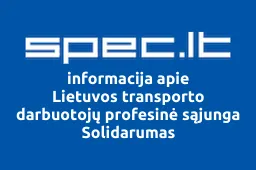 Lietuvos transporto darbuotojų profesinė sąjunga Solidarumas iliustracija