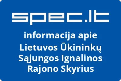 Lietuvos ūkininkų sąjungos Ignalinos rajono skyrius