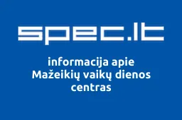 Mažeikių vaikų dienos centras | spec.lt