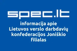 Lietuvos verslo darbdavių konfederacijos Joniškio filialas | spec.lt
