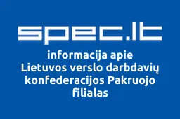 Lietuvos verslo darbdavių konfederacijos Pakruojo filialas | spec.lt
