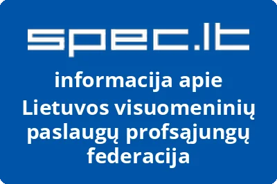 Lietuvos visuomeninių paslaugų profsąjungų federacija