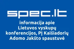 Lietuvos vyskupų konferencijos, PĮ Kaišiadorių Adomo Jakšto spaustuvė iliustracija