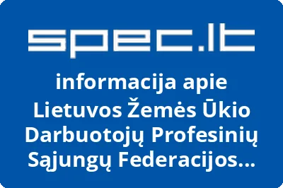 Lietuvos Žemės Ūkio Darbuotojų Profesinių Sąjungų Federacijos Jurbarko Rajono Profesinė Sąjunga