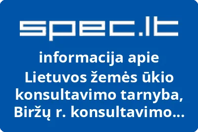 Lietuvos žemės ūkio konsultavimo tarnyba, Biržų r. konsultavimo biuras