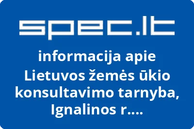 Lietuvos žemės ūkio konsultavimo tarnyba, Ignalinos r. konsultavimo biuras