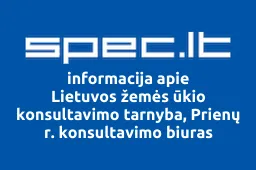 Lietuvos žemės ūkio konsultavimo tarnyba, Prienų r. konsultavimo biuras | spec.lt