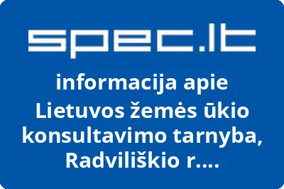 Lietuvos žemės ūkio konsultavimo tarnyba, Radviliškio r. konsultavimo biuras