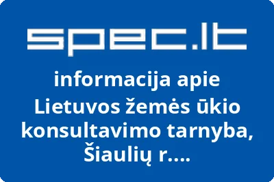 Lietuvos žemės ūkio konsultavimo tarnyba, Šiaulių r. konsultavimo biuras