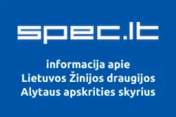 Lietuvos Žinijos draugijos Alytaus apskrities skyrius