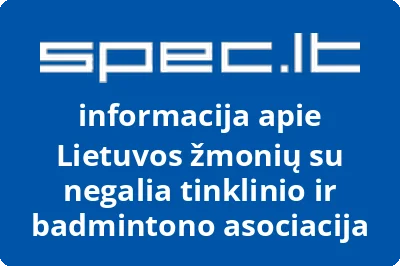 Lietuvos žmonių su negalia tinklinio ir badmintono asociacija