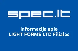 LIGHT FORMS LTD Filialas | spec.lt