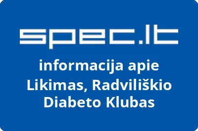 Radviliškio diabeto klubas Likimas | spec.lt