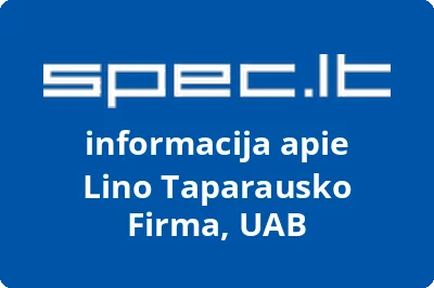 Lino Taparausko firma, UAB