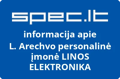 L. Arechvo personalinė įmonė LINOS ELEKTRONIKA