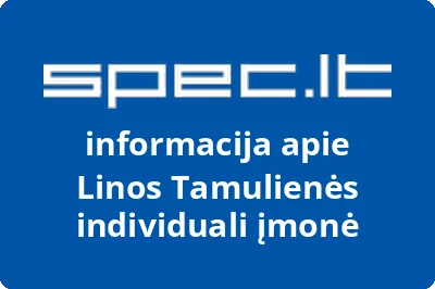 Linos Tamulienės individuali įmonė | spec.lt
