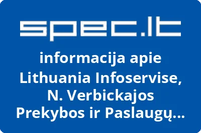 N. Verbickajos prekybos ir paslaugų firma LITHUANIA INFOSERVICE