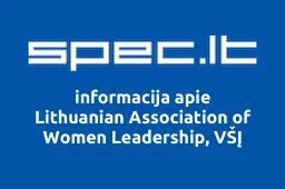 Lithuanian Association of Women Leadership, VŠĮ | spec.lt