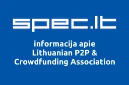 Lithuanian P2P & Crowdfunding Association iliustracija