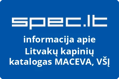 Litvakų kapinių katalogas MACEVA, VŠĮ