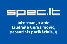 Liudmila Gerasimovič, patentinis patikėtinis, IĮ | spec.lt