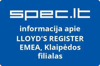 LLOYD'S REGISTER EMEA, Klaipėdos filialas