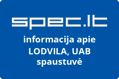 LODVILA, UAB spaustuvė