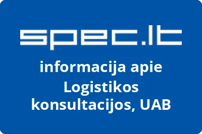 Logistikos konsultacijos, UAB