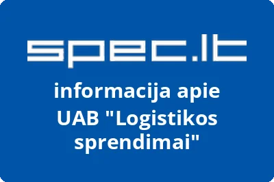 Logistikos sprendimai, UAB | spec.lt