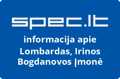 I. Bogdanovos individuali įmonė