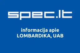LOMBARDIKA, UAB | spec.lt
