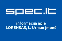 LORENSAS, L. Urman įmonė | spec.lt