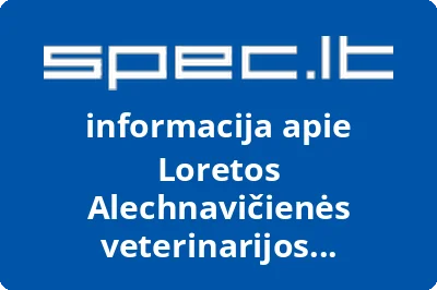 L. Alechnavičienės privati veterinarinio aptarnavimo įmonė