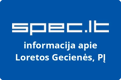 Loretos Gecienės, PĮ