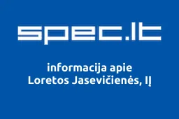 Loretos Jasevičienės, IĮ iliustracija