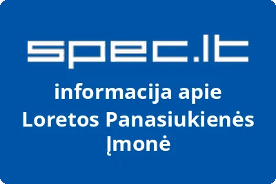 Loretos Panasiukienės Įmonė