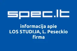 LOS STUDIJA, L. Peseckio firma | spec.lt