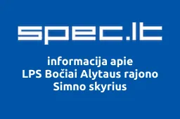 LPS Bočiai Alytaus rajono Simno skyrius iliustracija