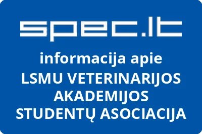 LSMU VETERINARIJOS AKADEMIJOS STUDENTŲ ASOCIACIJA