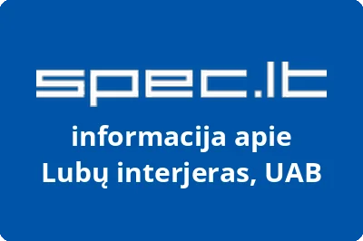 Lubų interjeras, UAB