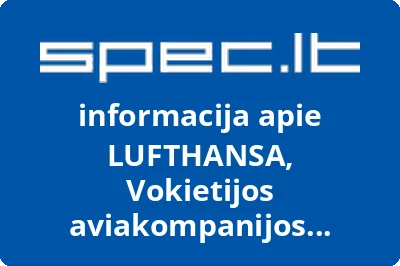 LUFTHANSA, Vokietijos aviakompanijos atstovybė Lietuvoje