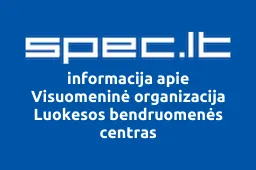 Visuomeninė organizacija Luokesos bendruomenės centras iliustracija