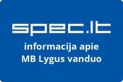 Lygus vanduo, MB | spec.lt