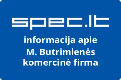 M. Butrimienės komercinė firma