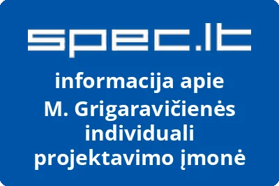 M. Grigaravičienės individuali projektavimo įmonė