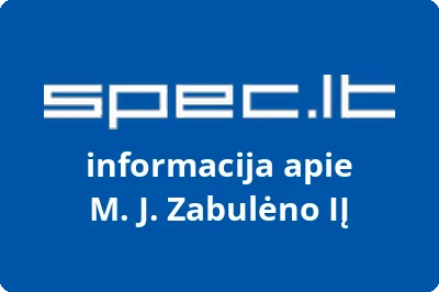 M. J. Zabulėno, IĮ