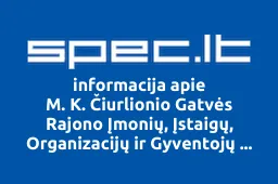 M. K. Čiurlionio Gatvės Rajono Įmonių, Įstaigų, Organizacijų ir Gyventojų Asociacija Naujamiesčio Vingis | spec.lt