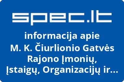 M. K. Čiurlionio Gatvės Rajono Įmonių, Įstaigų, Organizacijų ir Gyventojų Asociacija Naujamiesčio Vingis