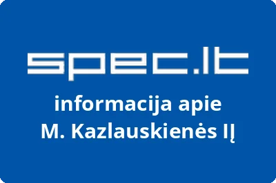 M. Kazlauskienės, IĮ